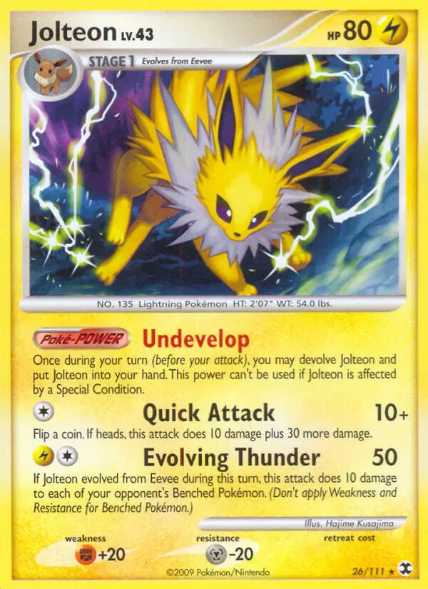 Platinum Rising Rivals - Jolteon
