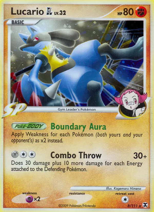 Platinum Rising Rivals - Lucario Holo