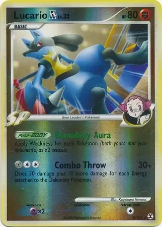 Platinum Rising Rivals - Lucario Reverse