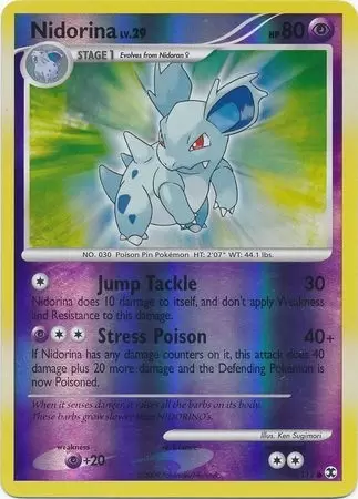 Platinum Rising Rivals - Nidorina Reverse