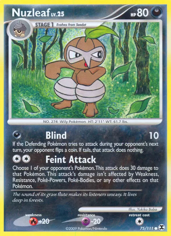 Platinum Rising Rivals - Nuzleaf