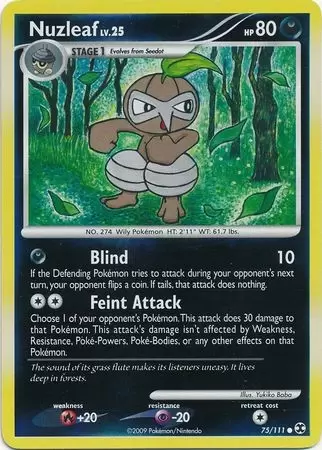 Platinum Rising Rivals - Nuzleaf Reverse