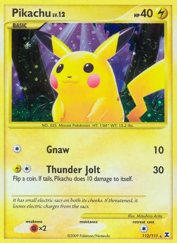 Platinum Rising Rivals - Pikachu