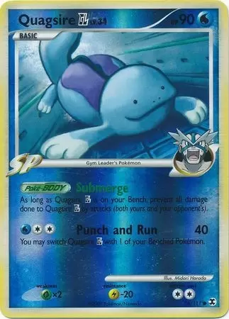 Platinum Rising Rivals - Quagsire Reverse
