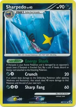Platinum Rising Rivals - Sharpedo Reverse