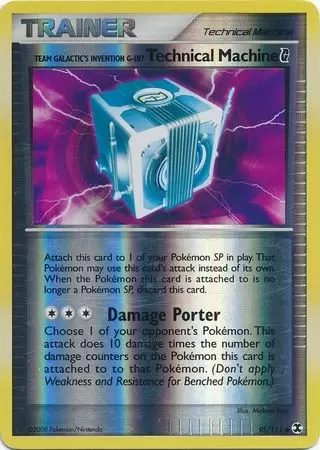 Platinum Rising Rivals - Team Galactic\'s Invention G-107 Technical Machine Reverse