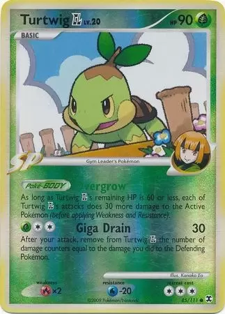 Platinum Rising Rivals - Turtwig Reverse