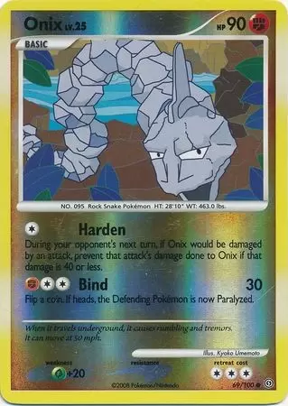 Onix - 036/078 - Pokemon Go - Reverse Holo