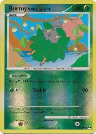 Platinum Arceus - Burmy Plant Cloak Reverse