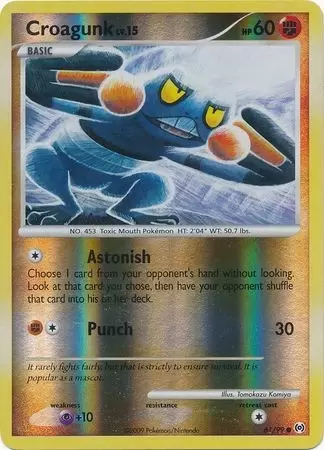 Platinum Arceus - Croagunk Reverse