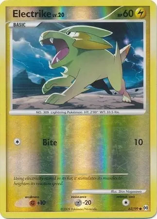 Platinum Arceus - Electrike Reverse