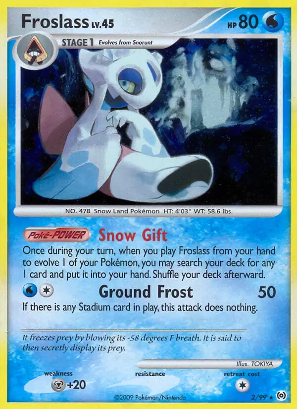 Platinum Arceus - Froslass Holo