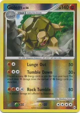 Platinum Arceus - Golem Reverse