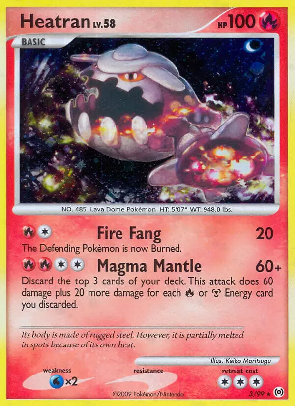 Platinum Arceus - Heatran Holo