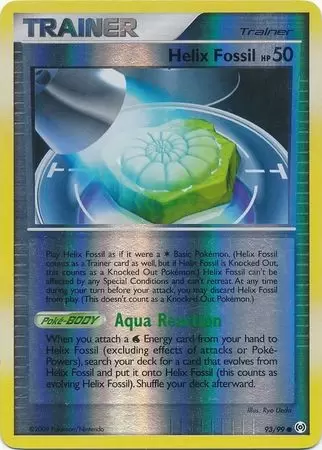 Platinum Arceus - Helix Fossil Reverse