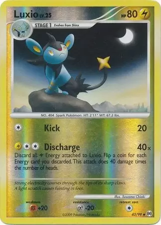 Platinum Arceus - Luxio Reverse