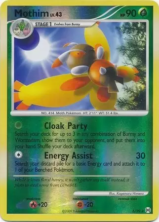 Platinum Arceus - Mothim Reverse