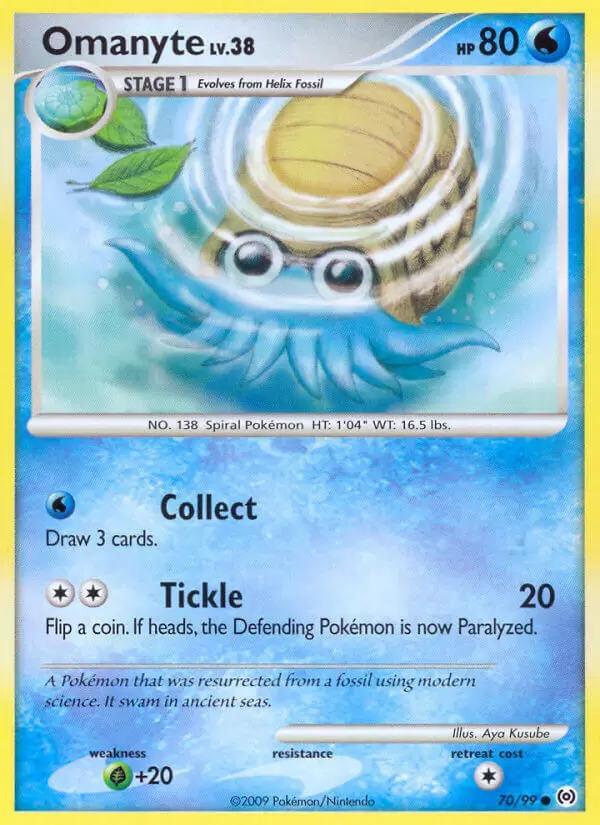Platinum Arceus - Omanyte