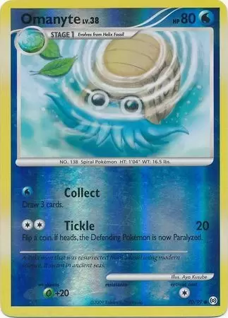 Platinum Arceus - Omanyte Reverse