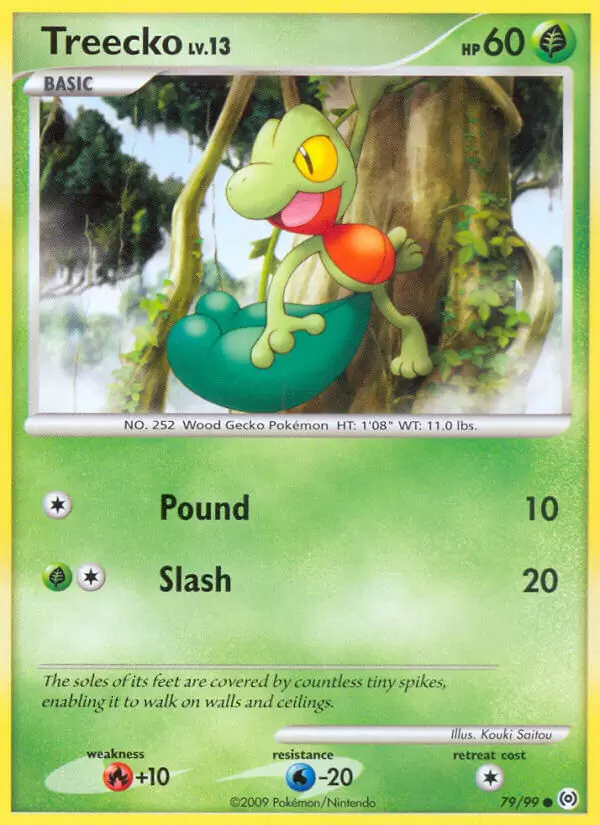 Platinum Arceus - Treecko