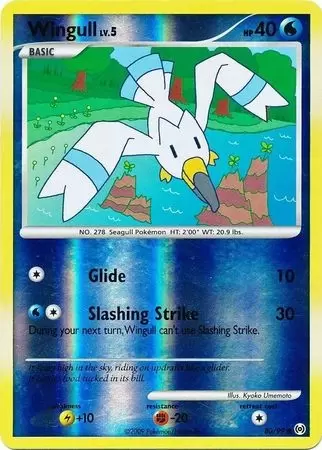 Platinum Arceus - Wingull Reverse