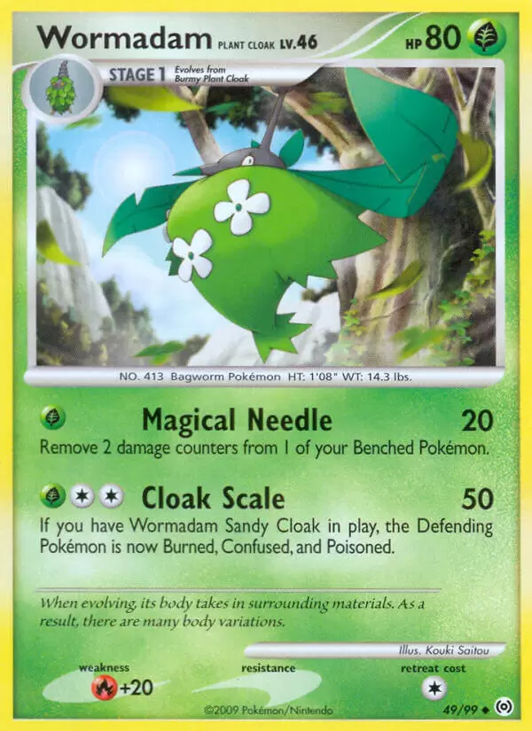 Platinum Arceus - Wormadam Plant Cloak