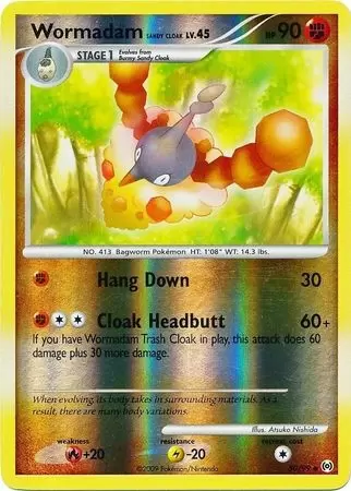 Platinum Arceus - Wormadam Sandy Cloak Reverse