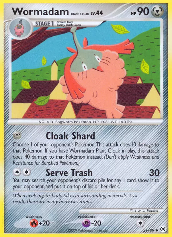 Platinum Arceus - Wormadam Trash Cloak