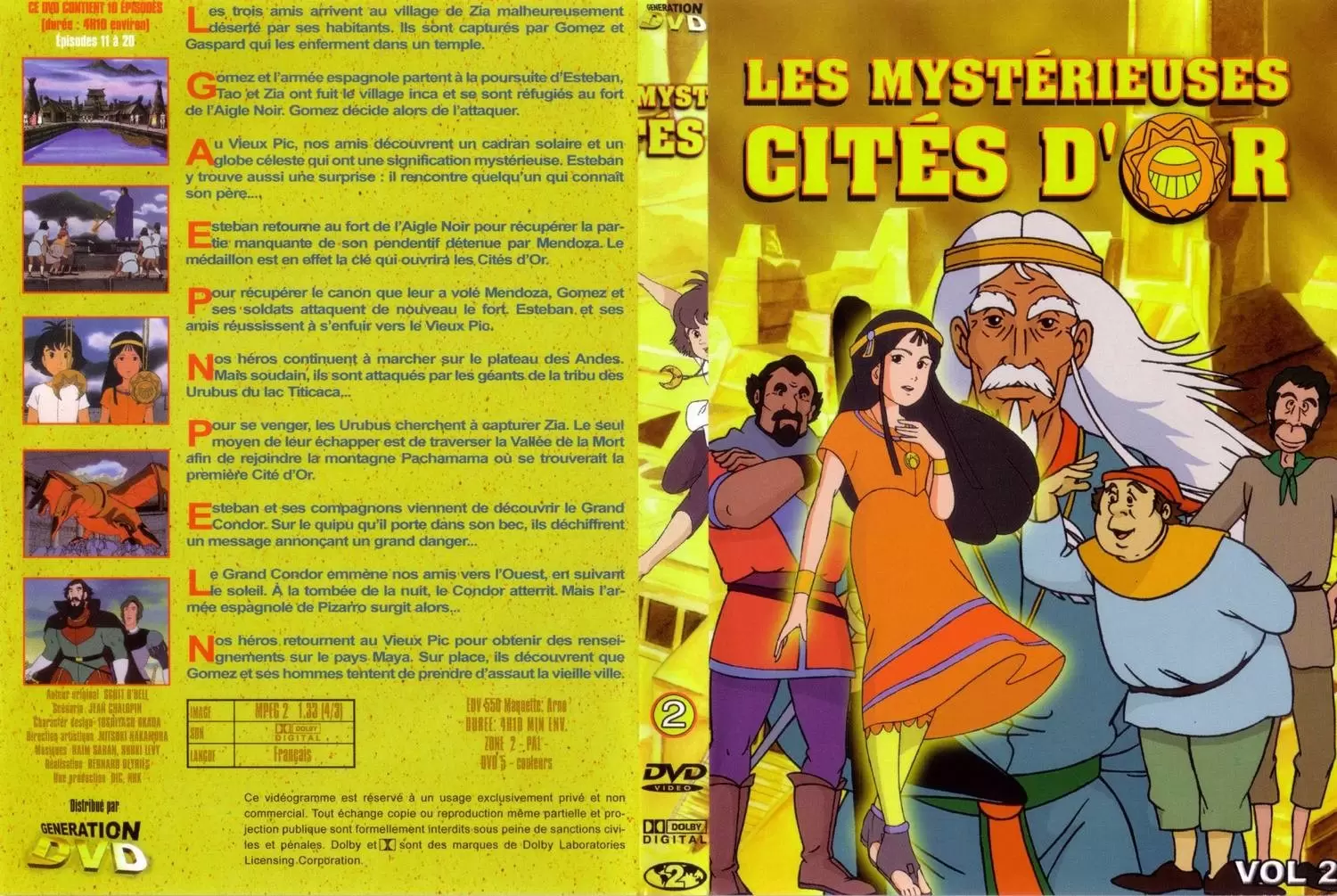 Les Mystérieuses Cités d\'Or - Les mystérieuses cités d\'or - Volume 2