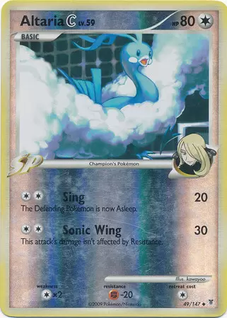 Platinum Supremes Victors - Altaria Reverse