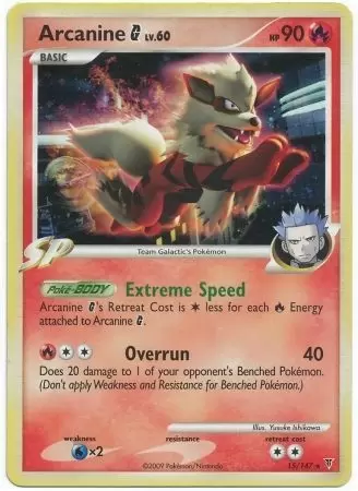 Platinum Supremes Victors - Arcanine Holo