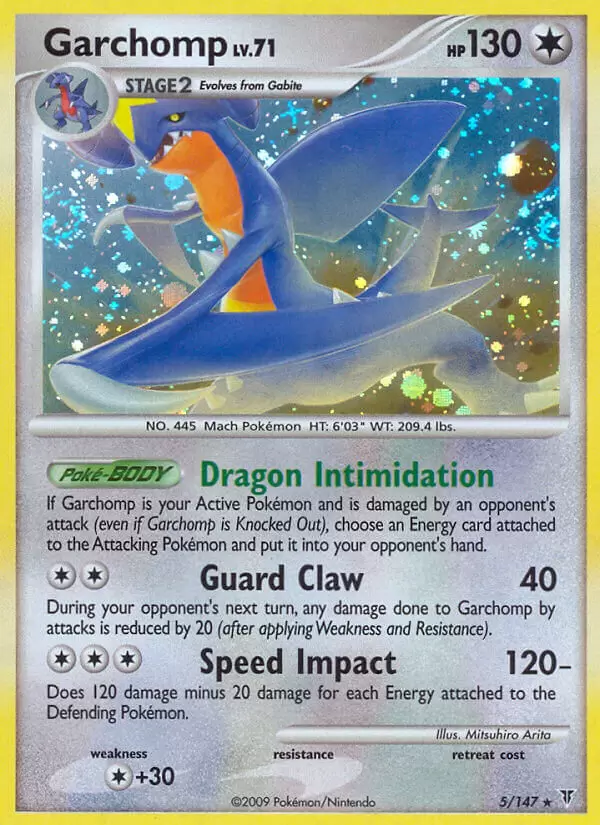 Platinum Supremes Victors - Garchomp Holo