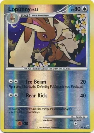 Platinum Supremes Victors - Lopunny Reverse