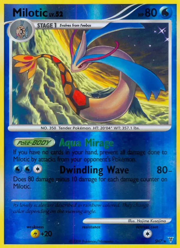 Platinum Supremes Victors - Milotic Reverse