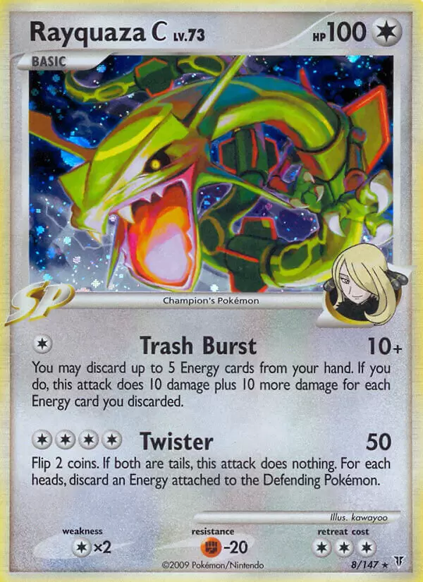 Platinum Supremes Victors - Rayquaza Holo