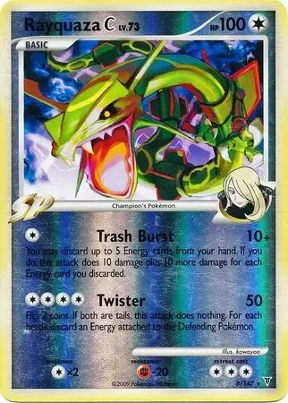 Rayquaza (128/124), Busca de Cards