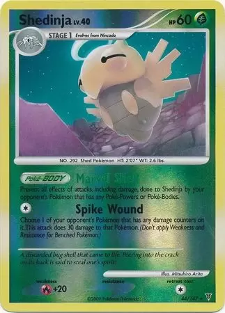 Platinum Supremes Victors - Shedinja Reverse