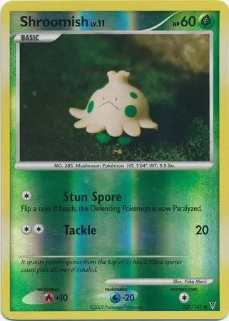 Platinum Supremes Victors - Shroomish Reverse