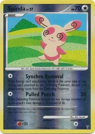 Platinum Supremes Victors - Spinda Reverse