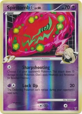 Spiritomb Reverse - Platinum Supremes Victors Pokémon card 84/147