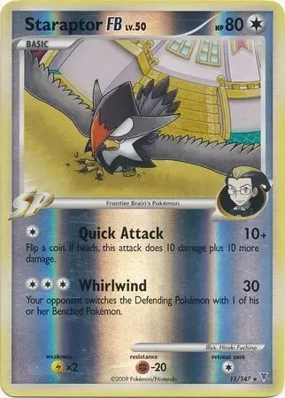 Platinum Supremes Victors - Staraptor Reverse