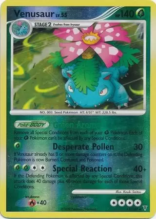 Platinum Supremes Victors - Venusaur Reverse