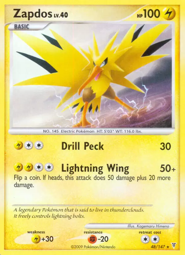 Platinum Supremes Victors - Zapdos