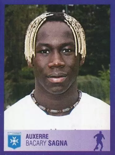 Foot 2006 - Championnat de France de L1 et L2 - 30 Ans - Bacary Sagna - Auxerre