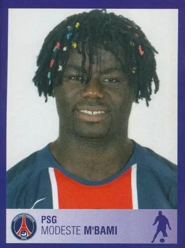 Foot 2006 - Championnat de France de L1 et L2 - 30 Ans - Modeste M\'Bami - Paris