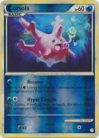 HeartGold & SoulSilver - Corsola Reverse