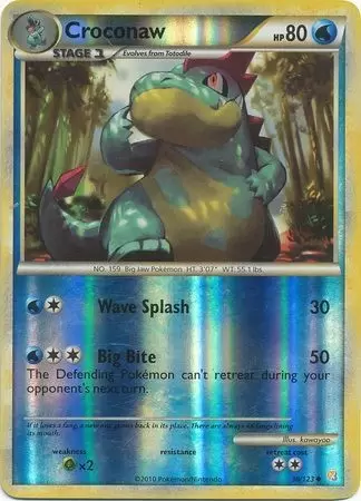 HeartGold & SoulSilver - Croconaw Reverse
