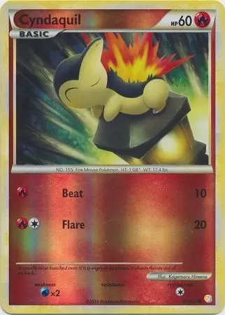 HeartGold & SoulSilver - Cyndaquil Reverse