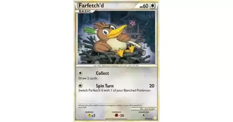 Card Farfetch'd 127/181 da coleção Team Up