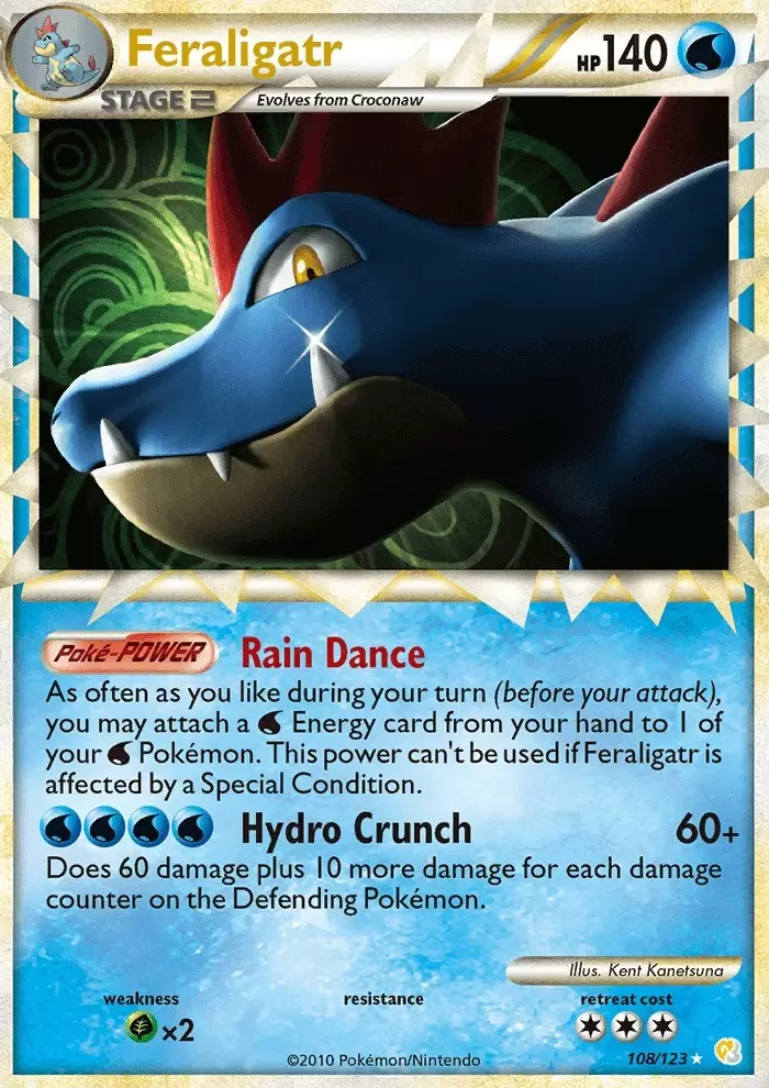 Rainbow Energy Reverse Pokemon League - HeartGold & SoulSilver Pokémon card  104/123